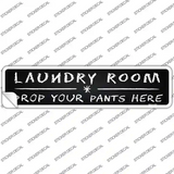Laundry Room Novelty Narrow Sticker Decal