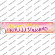 Princess Needs A Unicorn Novelty Narrow Sticker Decal