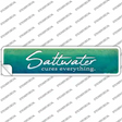 Saltwater Cures Everything Novelty Narrow Sticker Decal