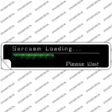 Sarcasm Loading Novelty Narrow Sticker Decal