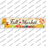 Fall Market Novelty Narrow Sticker Decal