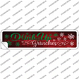 Drink Up Grinches Novelty Narrow Sticker Decal