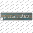 Beach House Addict Novelty Narrow Sticker Decal