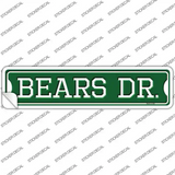 Bears Dr Novelty Narrow Sticker Decal