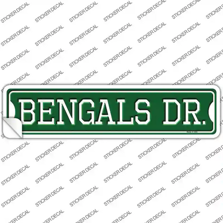 Bengals Dr Novelty Narrow Sticker Decal