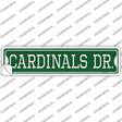 Cardinals Dr Novelty Narrow Sticker Decal