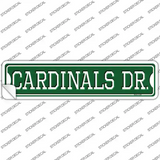 Cardinals Dr Novelty Narrow Sticker Decal