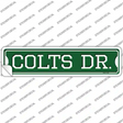 Colts Dr Novelty Narrow Sticker Decal