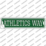 Athletics Way Novelty Narrow Sticker Decal