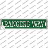 Rangers Way Novelty Narrow Sticker Decal