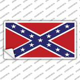 Confederate Flag Novelty Sticker Decal