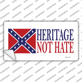 Heritage Not Hate Novelty Sticker Decal