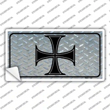 Maltese Cross Novelty Sticker Decal