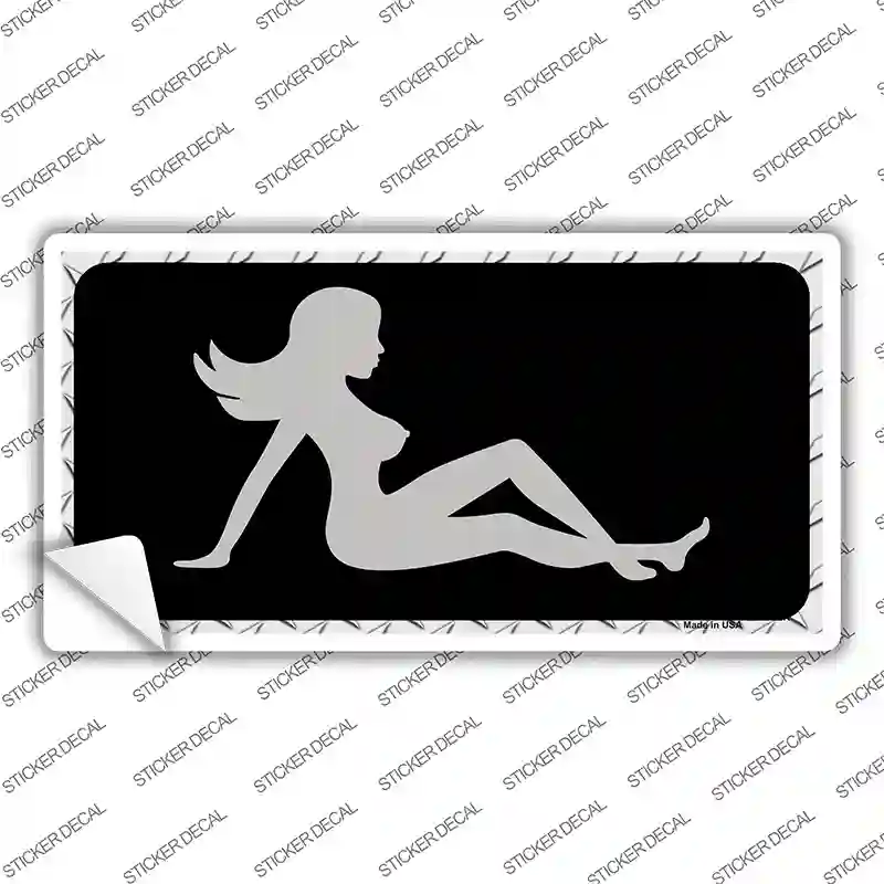Mud Flap Girl Sillouette Novelty Sticker Decal