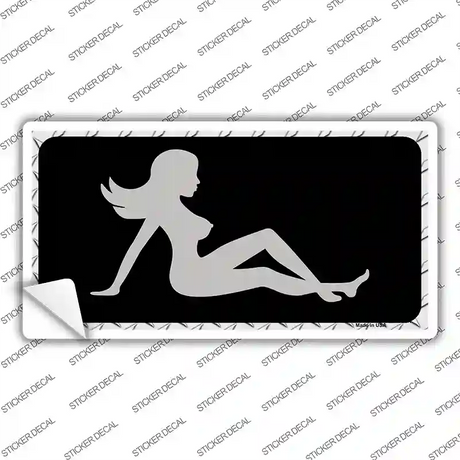 Mud Flap Girl Sillouette Novelty Sticker Decal