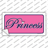 Pink Princess Tiara Novelty Sticker Decal