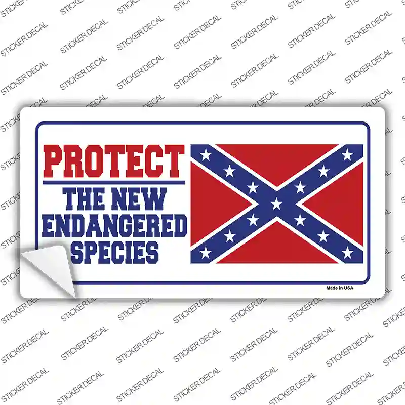 New Endangered Species Novelty Sticker Decal