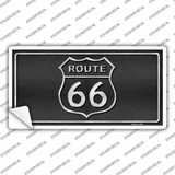Route 66 Shield Black Novelty Sticker Decal