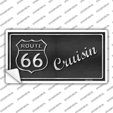 Route 66 Cruisin Novelty Sticker Decal