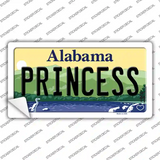 Princess Alabama Novelty Sticker Decal