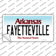 Fayetteville Arkansas Novelty Sticker Decal