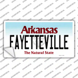 Fayetteville Arkansas Novelty Sticker Decal