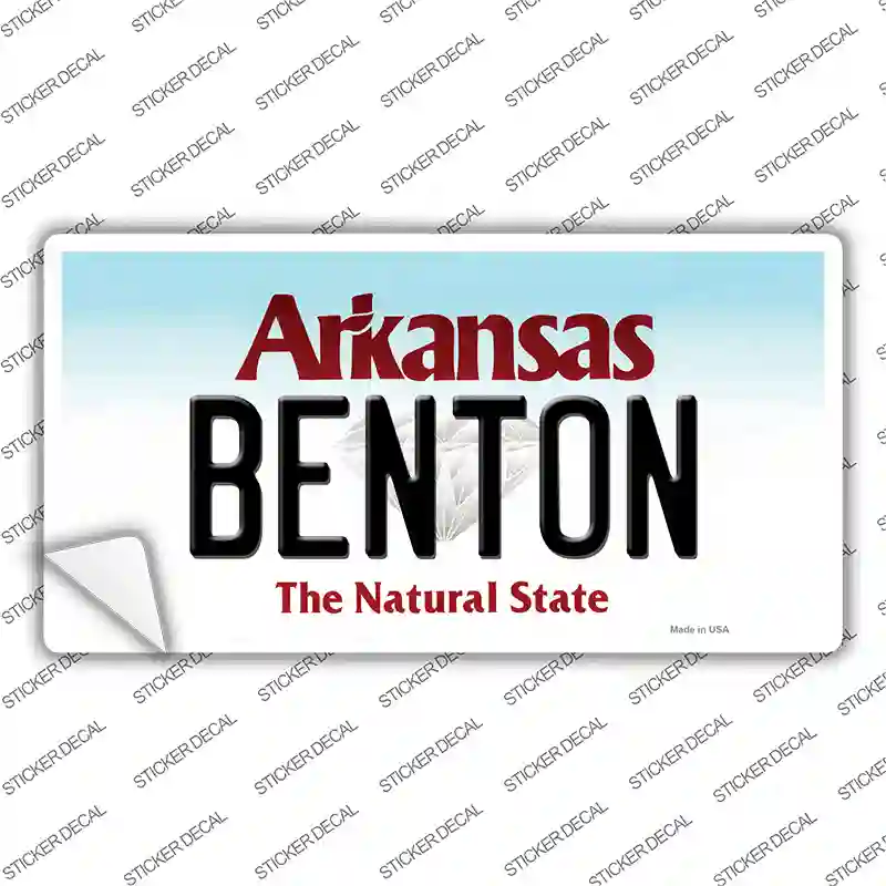 Benton Arkansas Novelty Sticker Decal