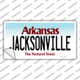 Jacksonville Arkansas Novelty Sticker Decal
