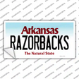 Razorbacks Arkansas Novelty Sticker Decal