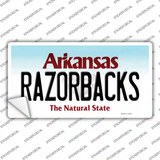 Razorbacks Arkansas Novelty Sticker Decal
