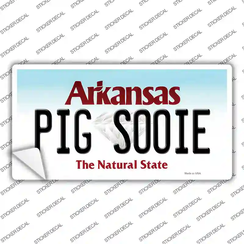 Pig Sooie Arkansas Novelty Sticker Decal