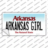 Arkansas Girl Arkansas Novelty Sticker Decal