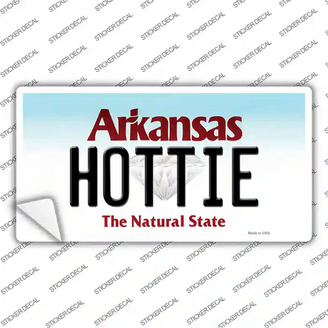 Hottie Arkansas Novelty Sticker Decal