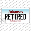 Retired Arkansas Novelty Sticker Decal