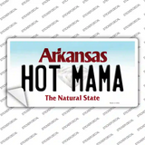 Hot Mama Arkansas Novelty Sticker Decal