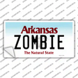 Zombie Arkansas Novelty Sticker Decal