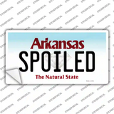Spoiled Arkansas Novelty Sticker Decal