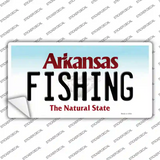 Fishing Arkansas Novelty Sticker Decal