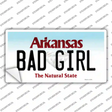 Bad Girl Arkansas Novelty Sticker Decal
