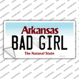 Bad Girl Arkansas Novelty Sticker Decal