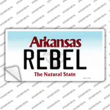 Rebel Arkansas Novelty Sticker Decal
