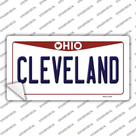 Cleveland Ohio Novelty Sticker Decal