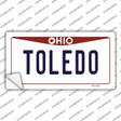 Toledo Ohio Novelty Sticker Decal