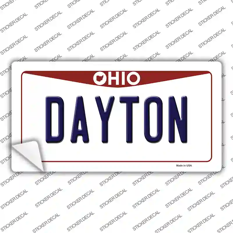 Dayton Ohio Novelty Sticker Decal