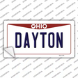 Dayton Ohio Novelty Sticker Decal
