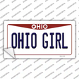 Ohio Girl Ohio Novelty Sticker Decal
