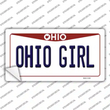 Ohio Girl Ohio Novelty Sticker Decal