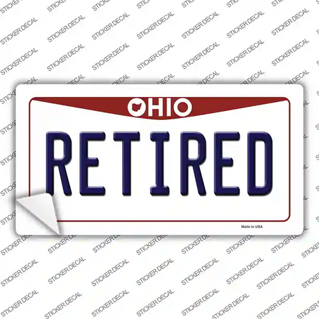 Retired Ohio Novelty Sticker Decal