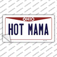 Hot Mama Ohio Novelty Sticker Decal