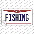 Fishing Ohio Novelty Sticker Decal